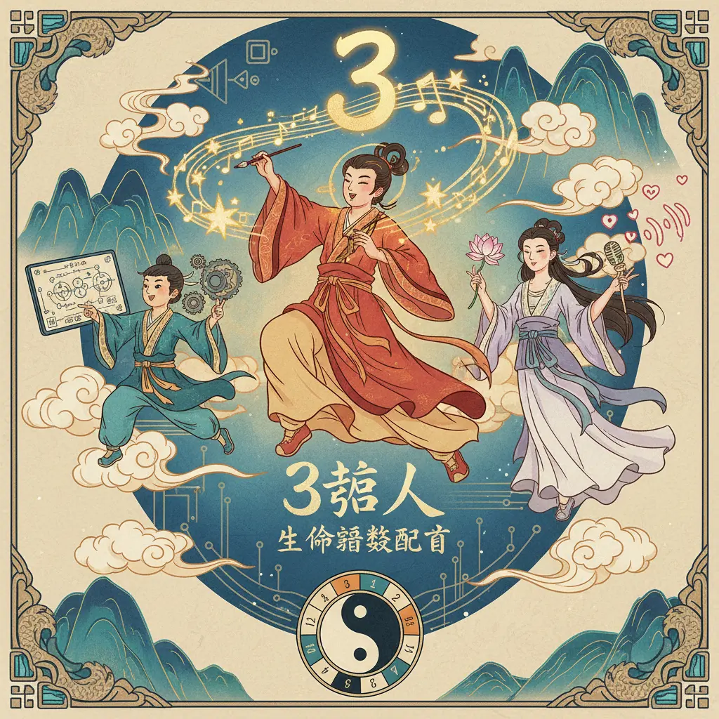 生命靈數配對 - 3號人