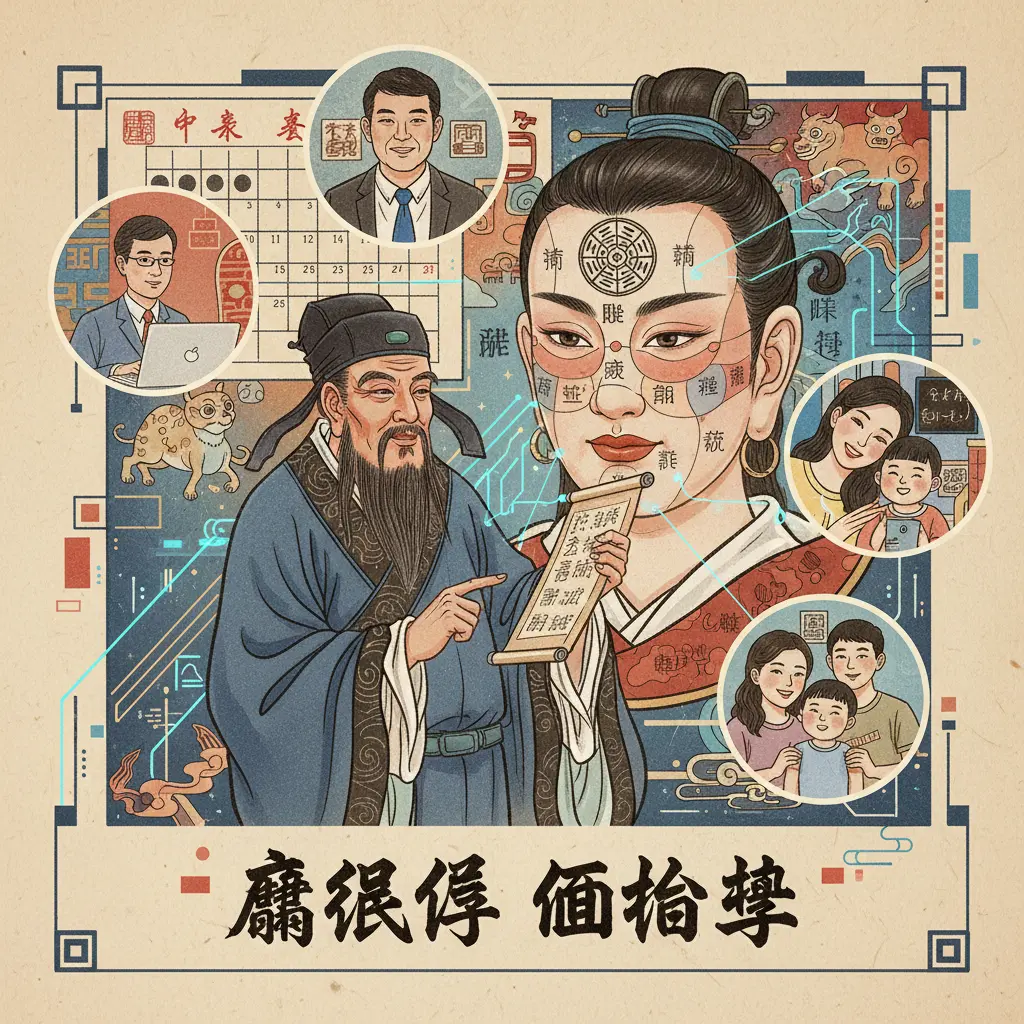 農民曆 - 面相學