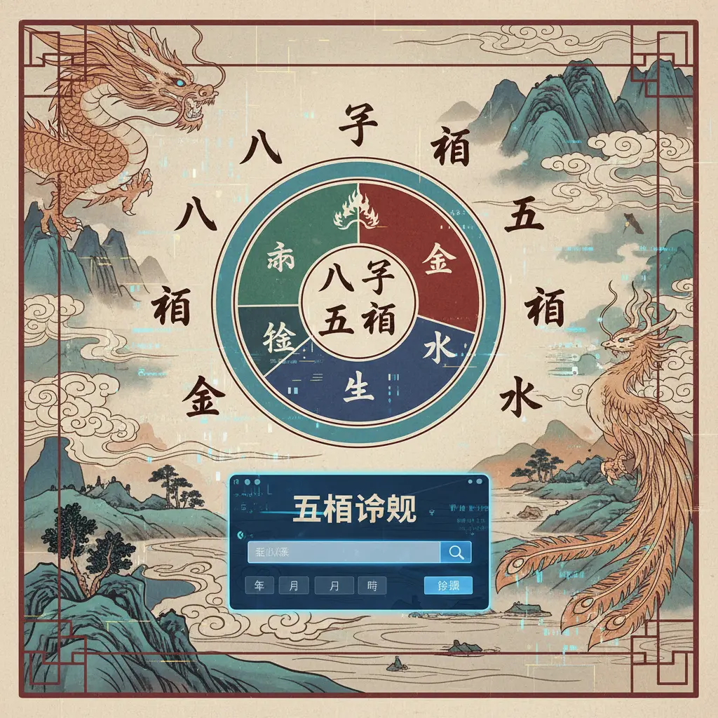 五行查詢 - 八字五行